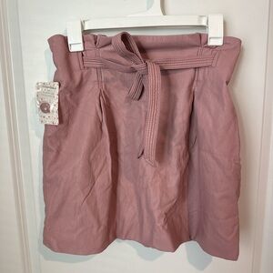 Free People Dusty Pink Mini Skirt